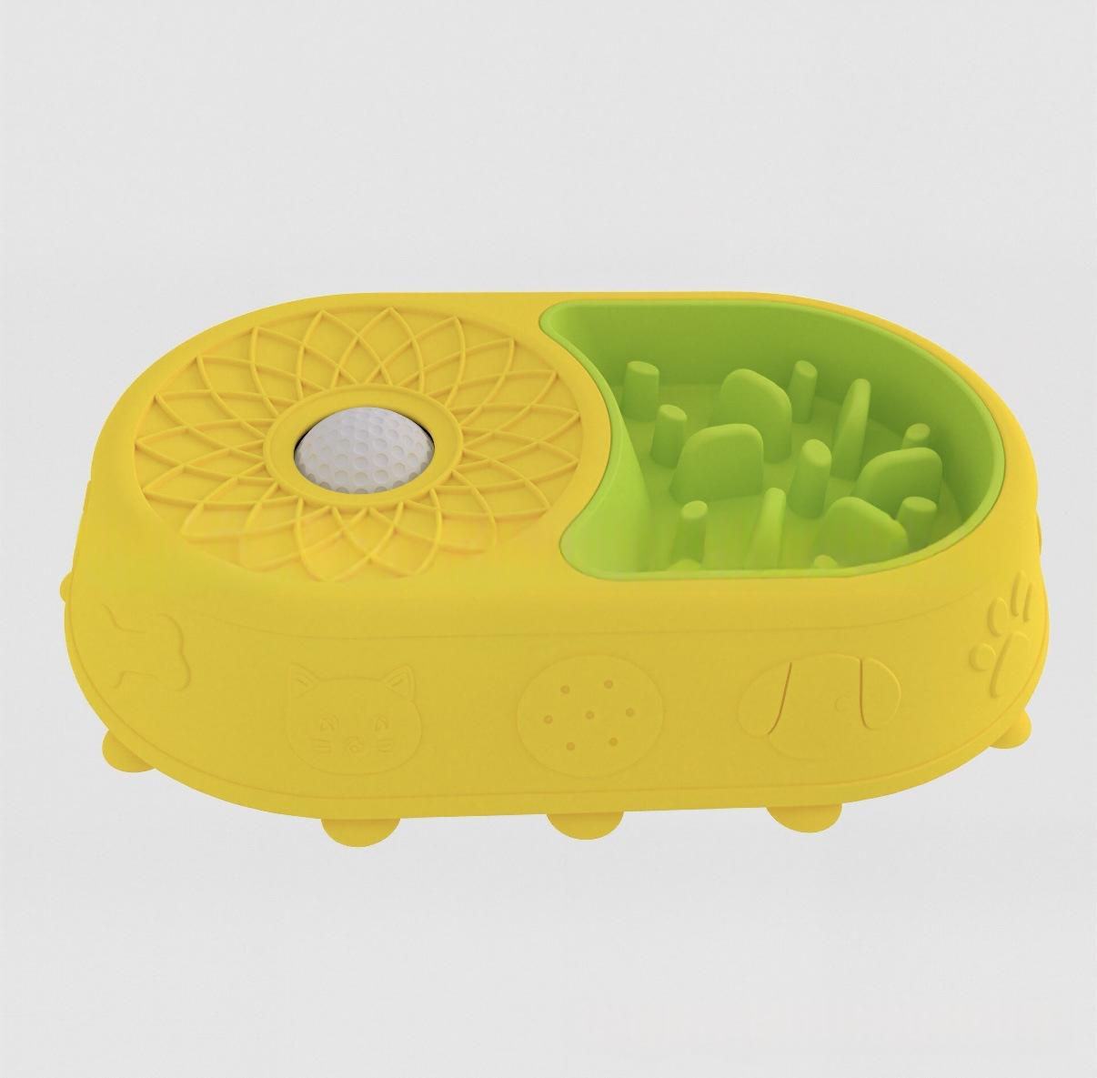 Animaux de compagnie Rolling Dog Locking Bowl