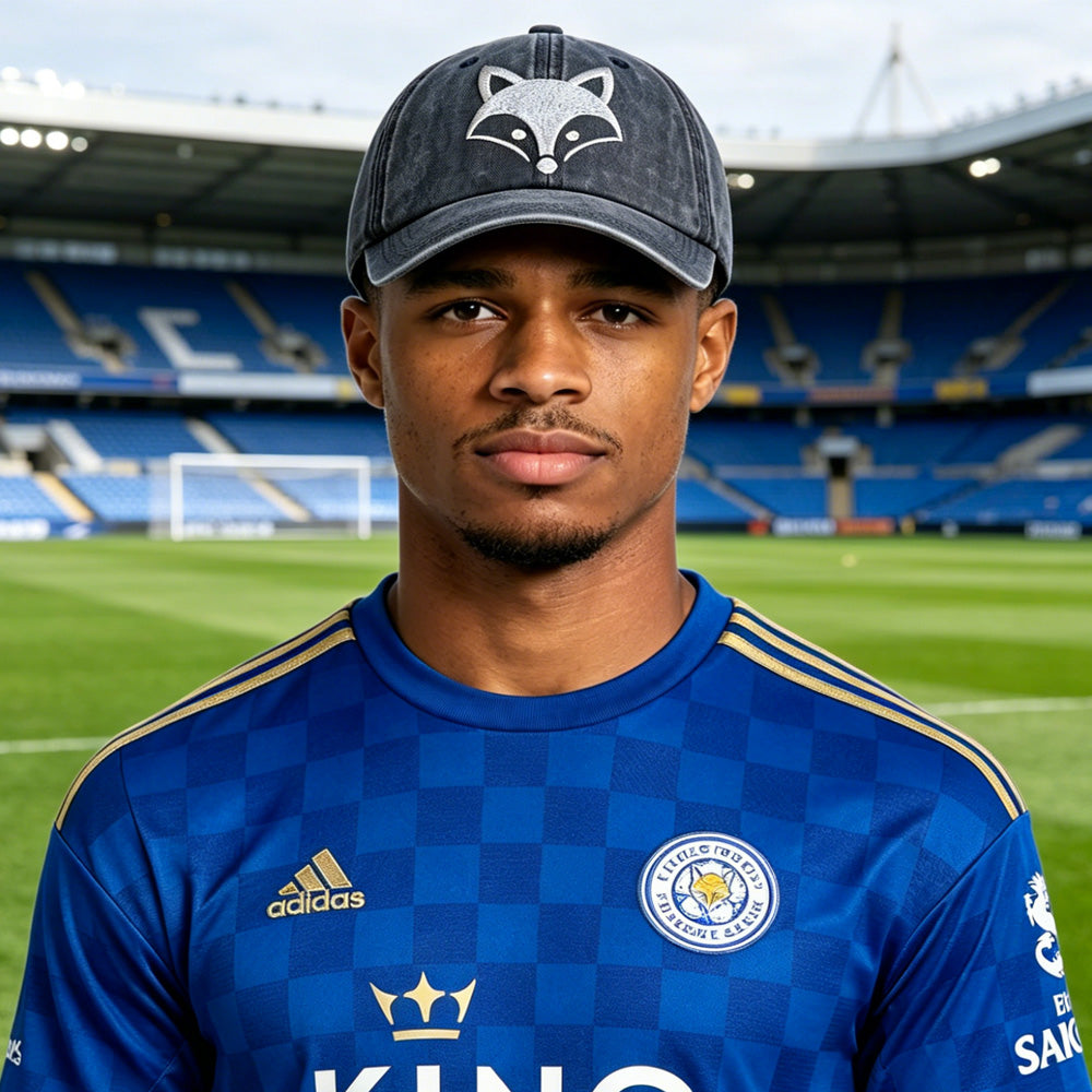 Casquette de baseball brodée 2pcs Fox - Leicester City La Coupe du Monde Foxes Socc