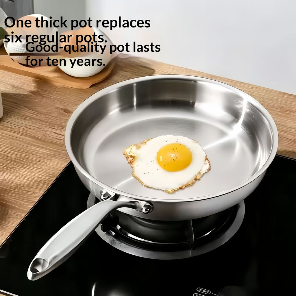 304 Stainless Steel Non-stick Frying Pan