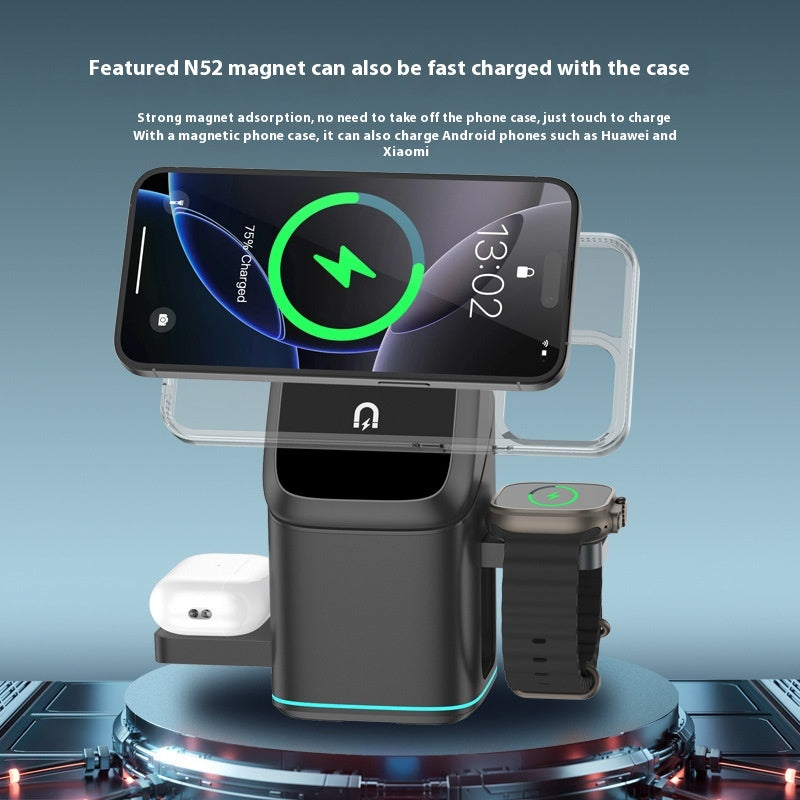 3-in-1 Electric Mobile Phone Wireless Charging Stand