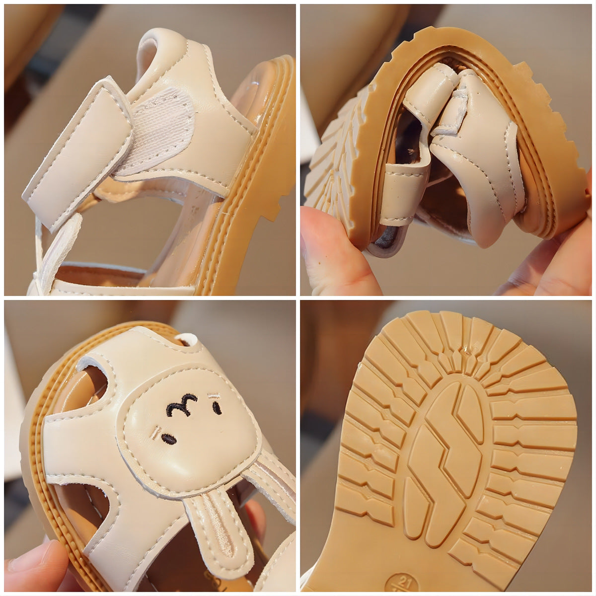 Personnalité de mode Carotte Lapin Sandales pour les filles