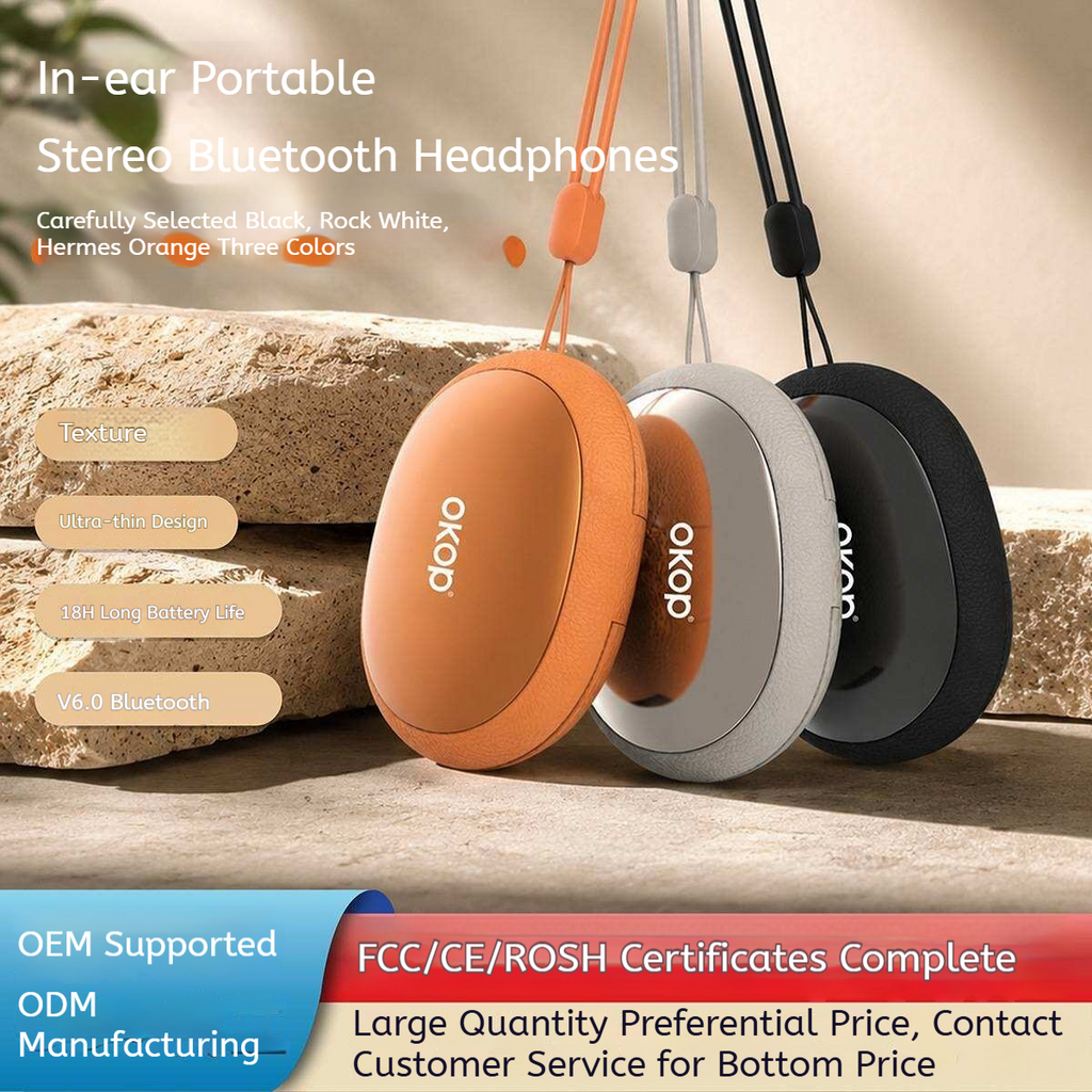 KP-228 Hot-seller En stock sans fil Bluetooth écouteurs de sommeil dans l'oreille conception longue batterie Li