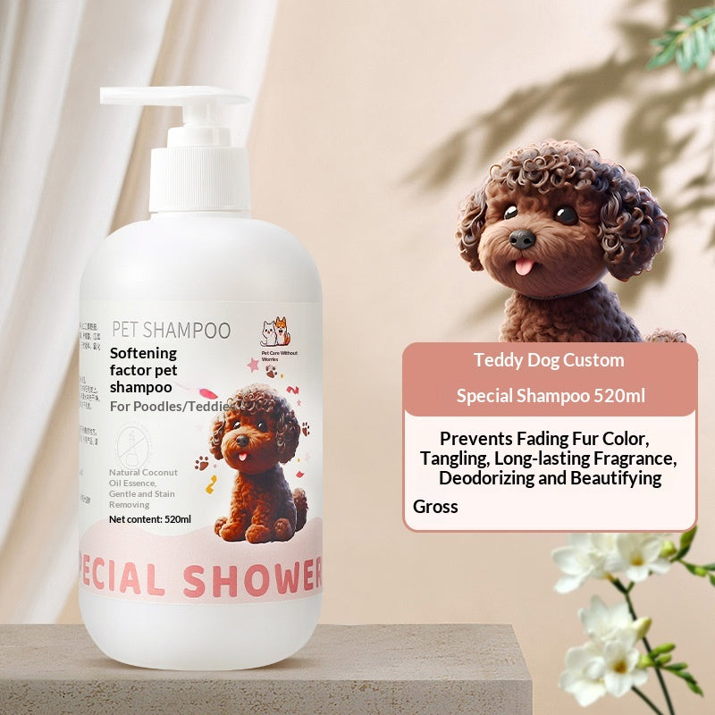 Shampooing de chien pour désodoriser et soulager la démangeaison