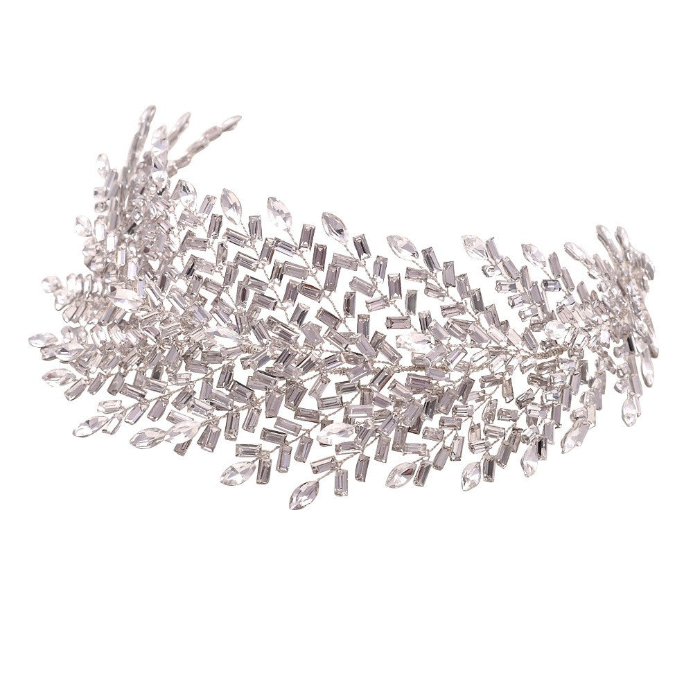 Creative Shaped Strass Bridal Headdress Hairband Robe de mariée Bijoux de coiffure