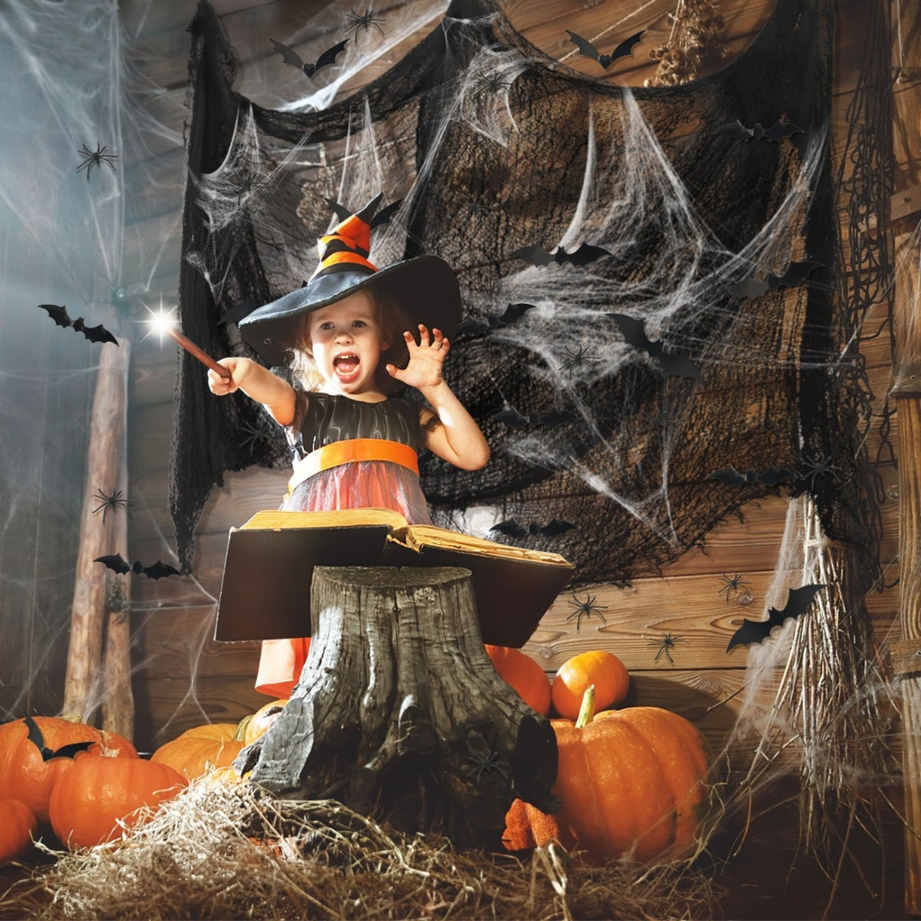 Bricolage Halloween Scary Cloth Décorations d'Halloween Tissu décoratif noir pour partie d'Halloween