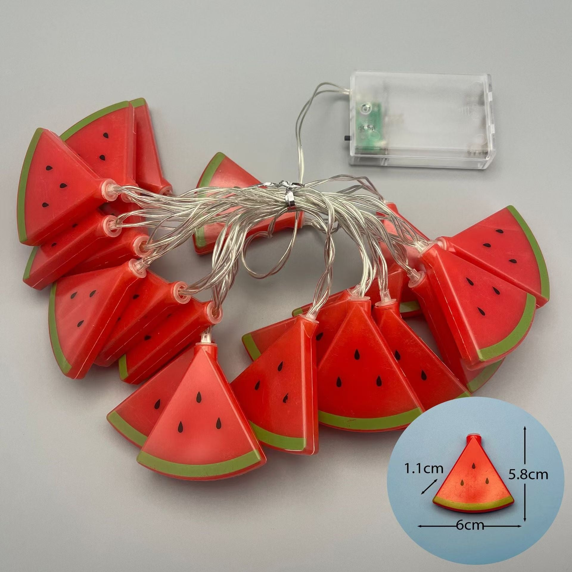 LED coloré Fruit Stall Camping Atmosphère Chaîne d'éclairage
