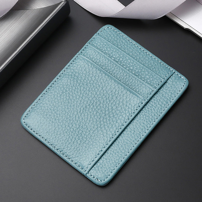 Porte-cartes en cuir Premier calque Porte-cartes en cuir