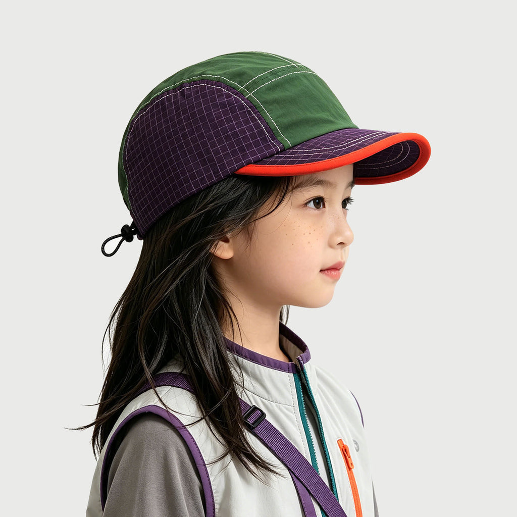Chapeau pour enfants Style japonais Outdoor Bloqué couleur Léger et séchage rapide