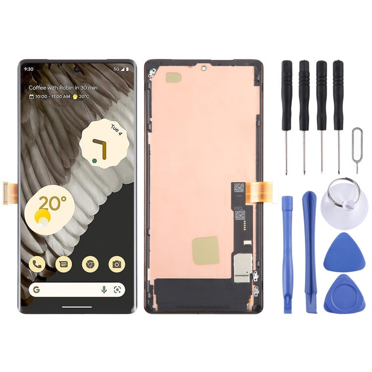 Applicable à Google Pixel 7 Pro GP4BC GE2AE OLED LCD Touch Assemblage avec cadre