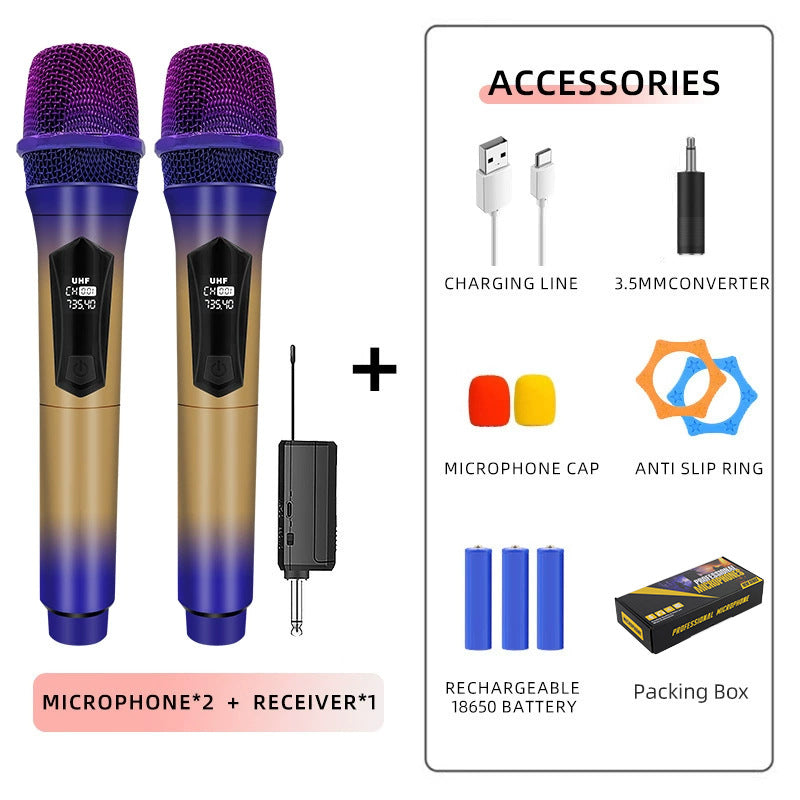 Ce modèle de recharge de microphone sans fil peut être utilisé pour