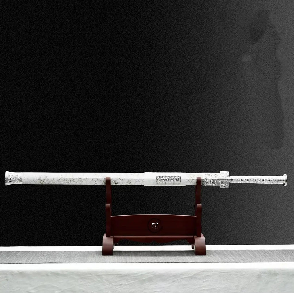 Épée Xuanhong Une pièce en acier à haute teneur en manganèse Arme à froid collectible non affûtée