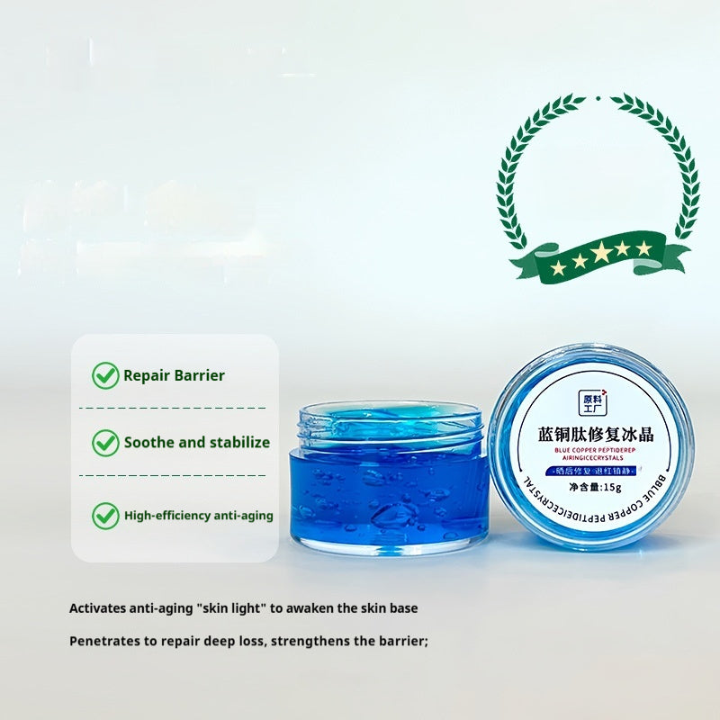 Peptide de cuivre bleu réparant le cristal glacé Hydratation apaisante