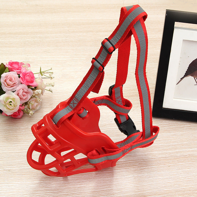Masque Chien Moyen et Grand Masque Anti Manger Masque Silicone