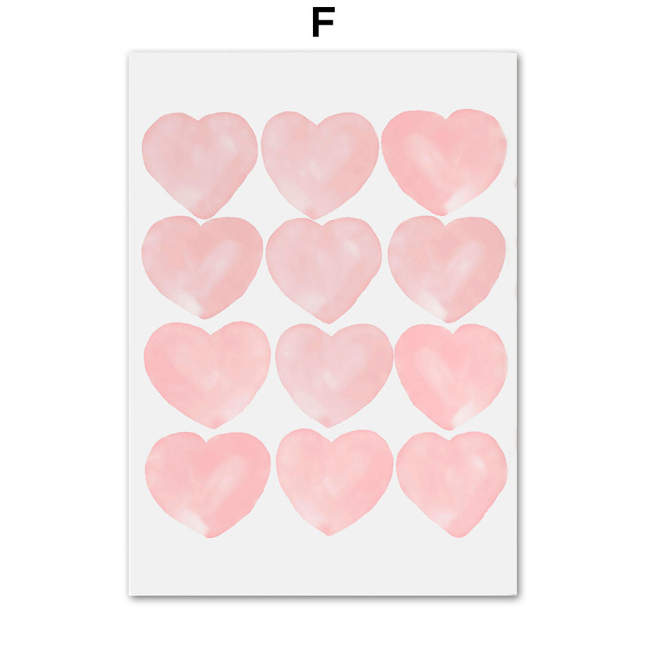 Peinture sur toile d'art Posters pour la décoration de la chambre des enfants