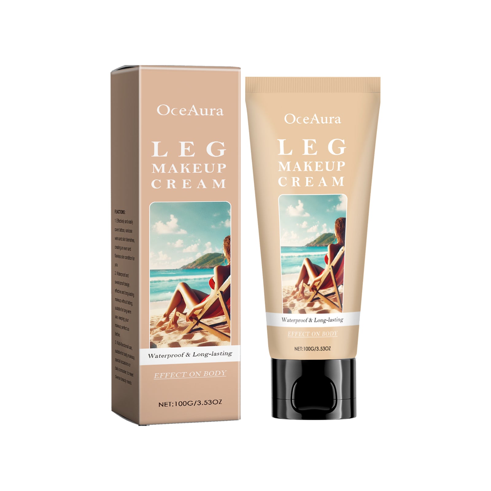 Body Darkening Foundation Crème Blanc Ivoire 1 0 0g-boîte