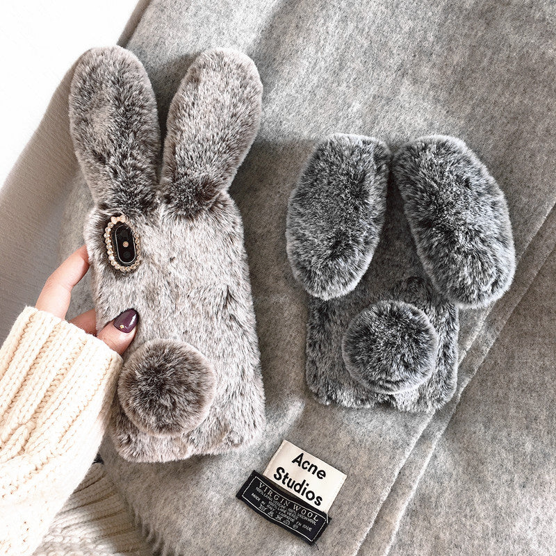 Cas téléphonique de lapin chaud d'hiver simple