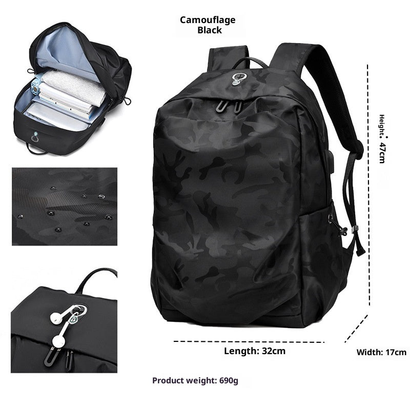 Sac à dos Casual Oxford Cloth résistant à l'usure