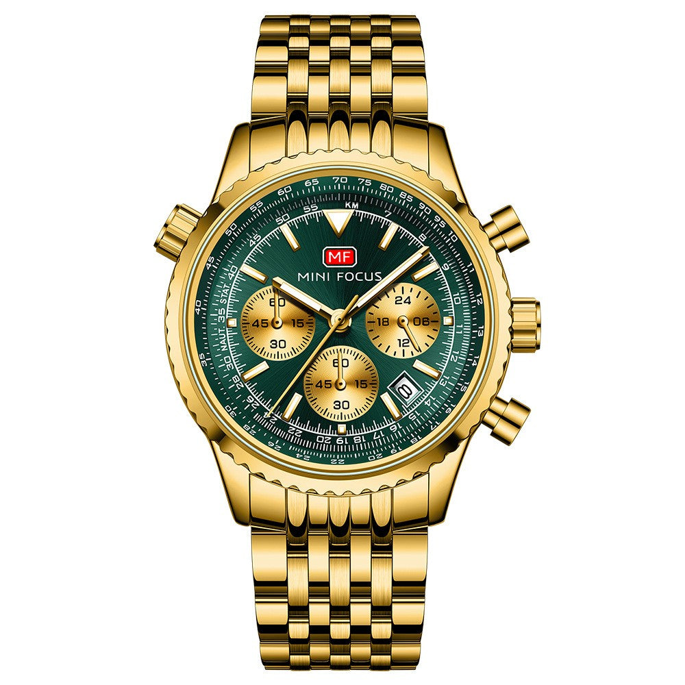 Fashion Homme Montre Multifonctionnelle Quartz