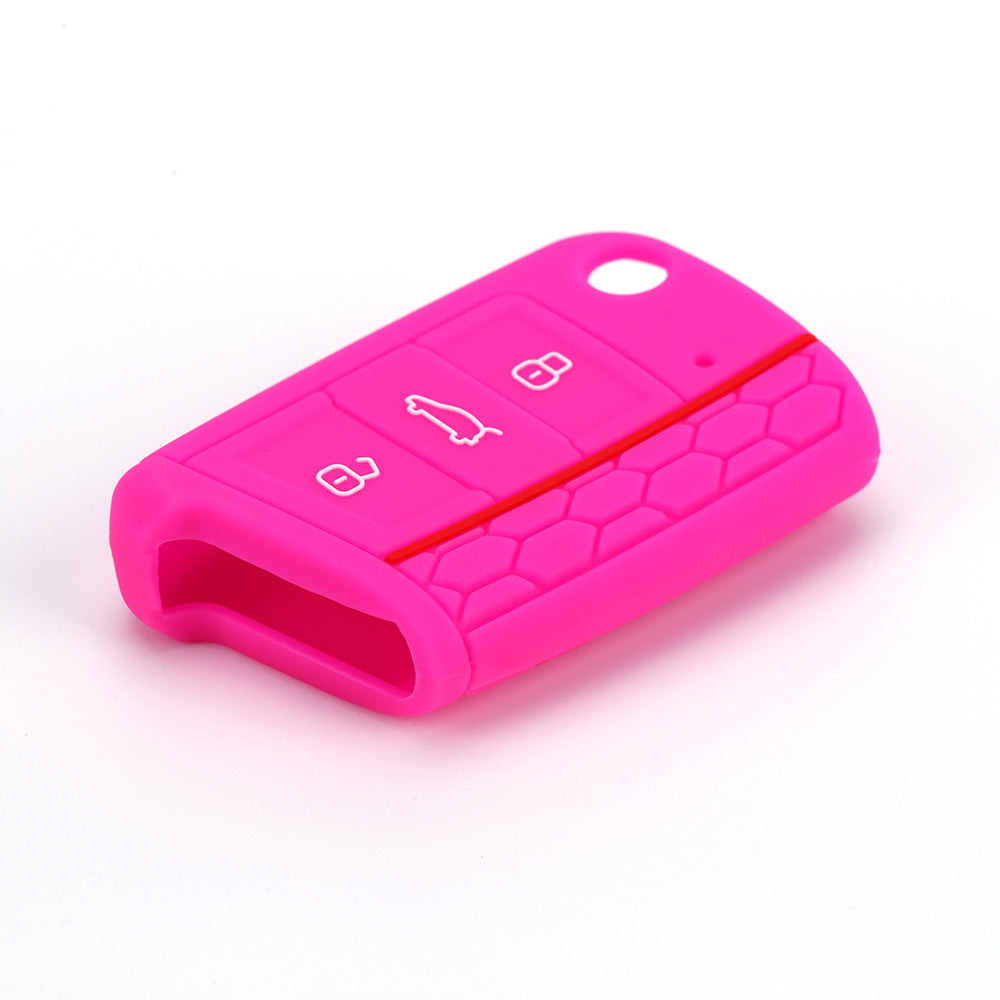Marque couleur Silicone cas clé voiture cas clé