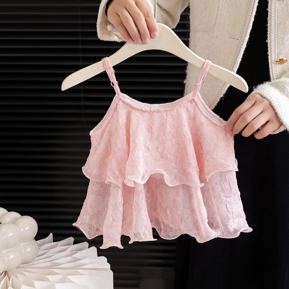 Filles Fashionable Mignon Vest Babys Summer Western-Style Top