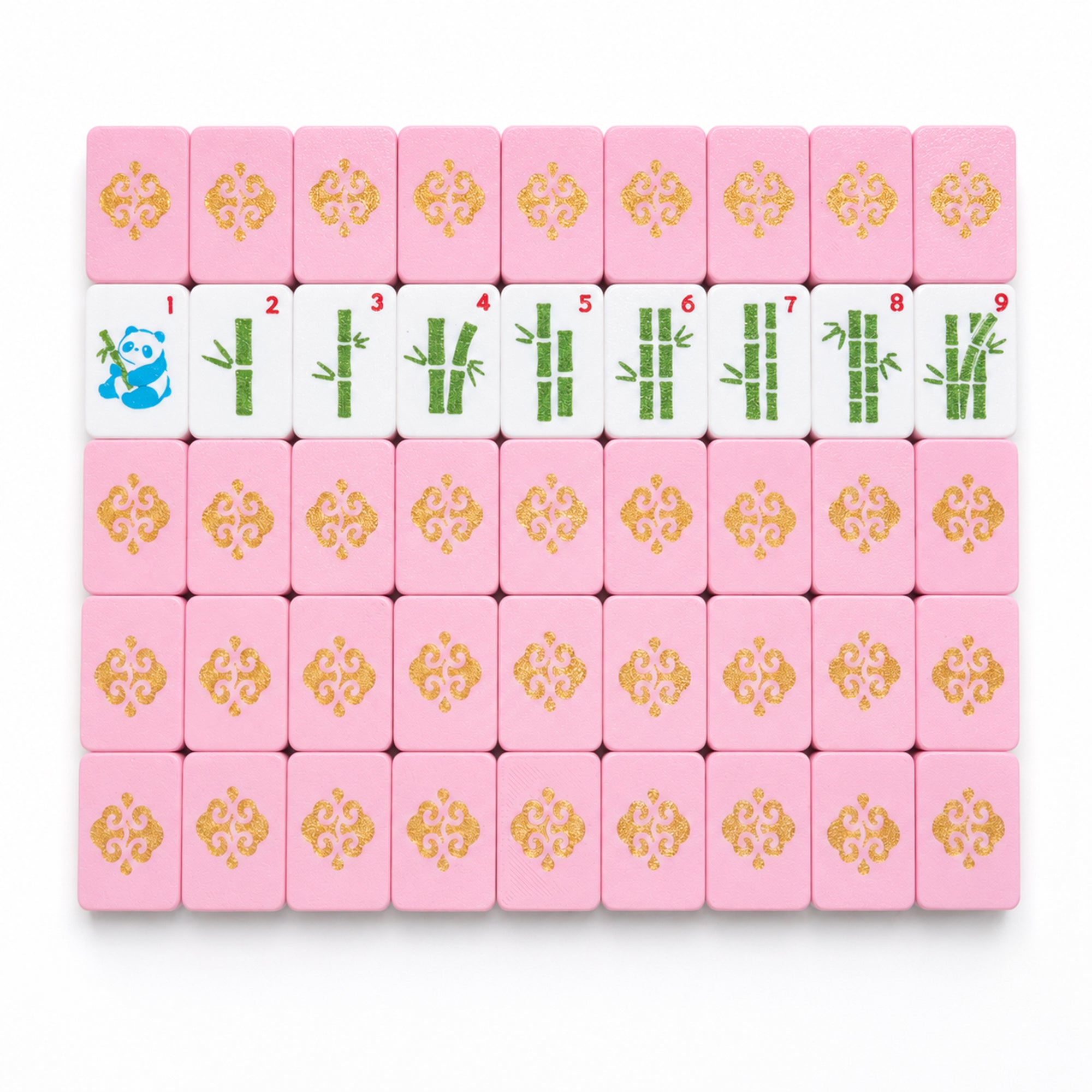 Ensemble de carreaux de Mahjong flottant 160PCS Style classique avec 3 dés