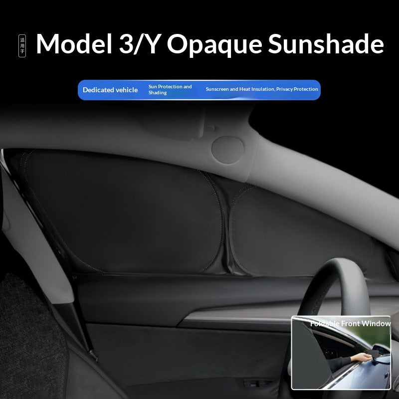 Modèle Y Fenêtre Shade solaire à chauffage