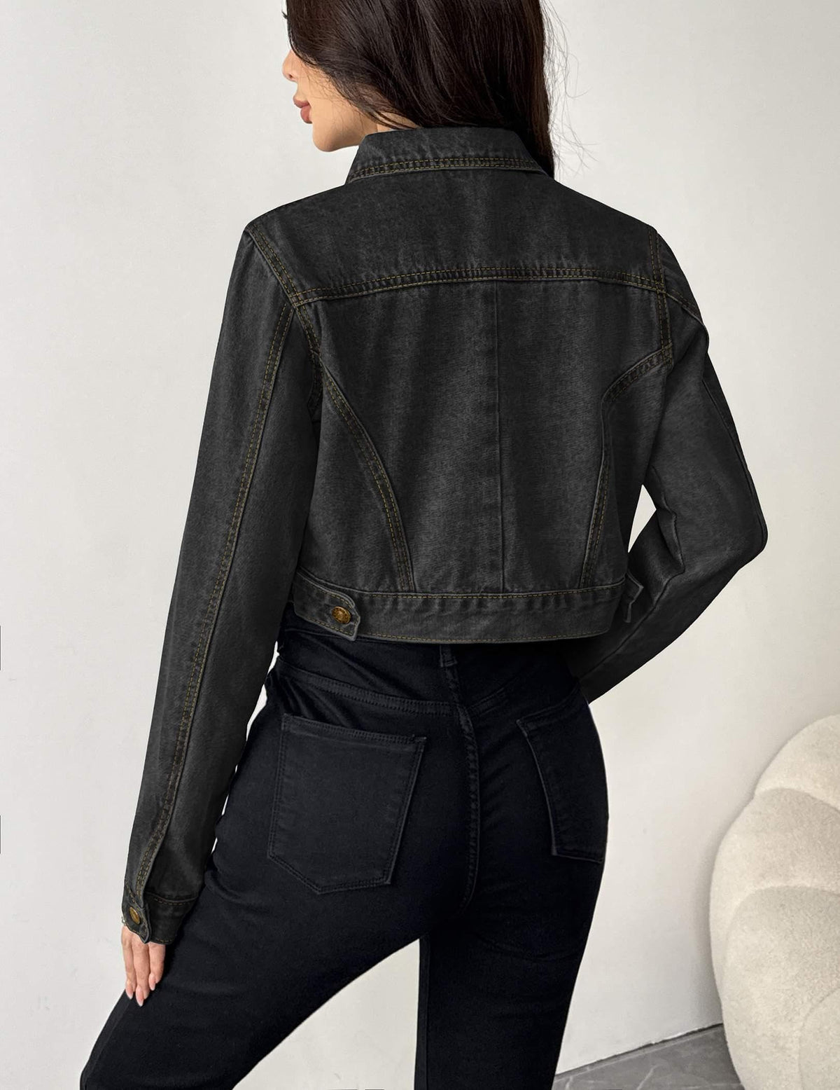 Femmes Européen et américain Printemps et été Commerce extérieur Amazon Temu Femmes Denim Top