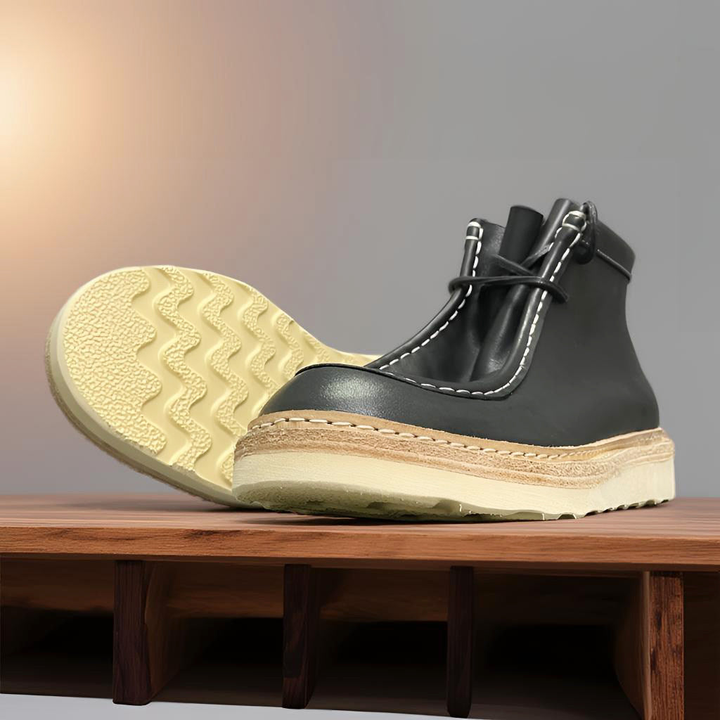 Petit Ami Khaki Martin Bottes lavées