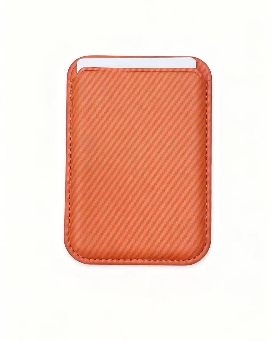 Porte-carte magnétique ultra-mince en fibre de carbone
