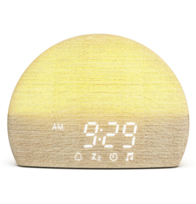Wake up with the simulated sunrise alarm clock