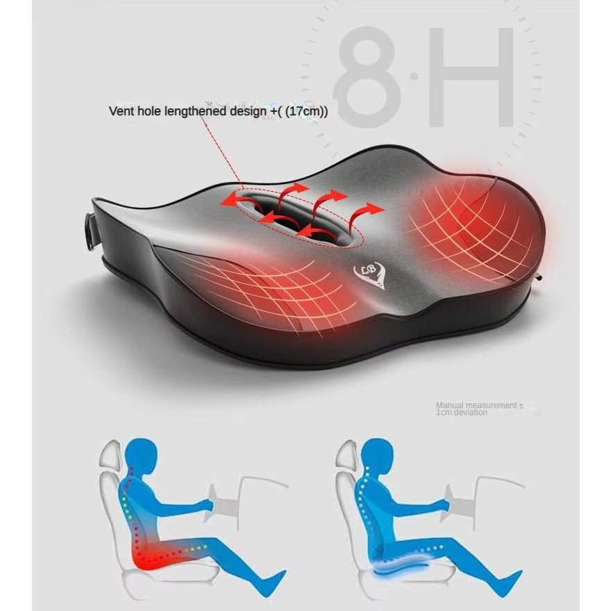 Car Support Lumbar Height-Increasing Seat Cushion