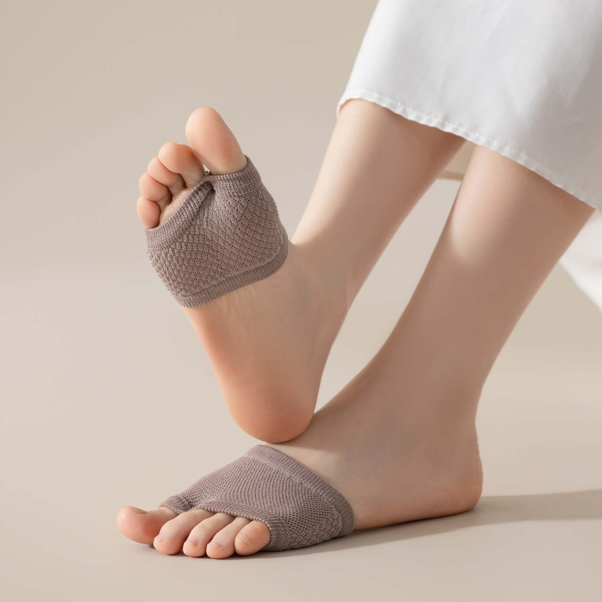 Femmes Demi-socks Été Fin coton pur