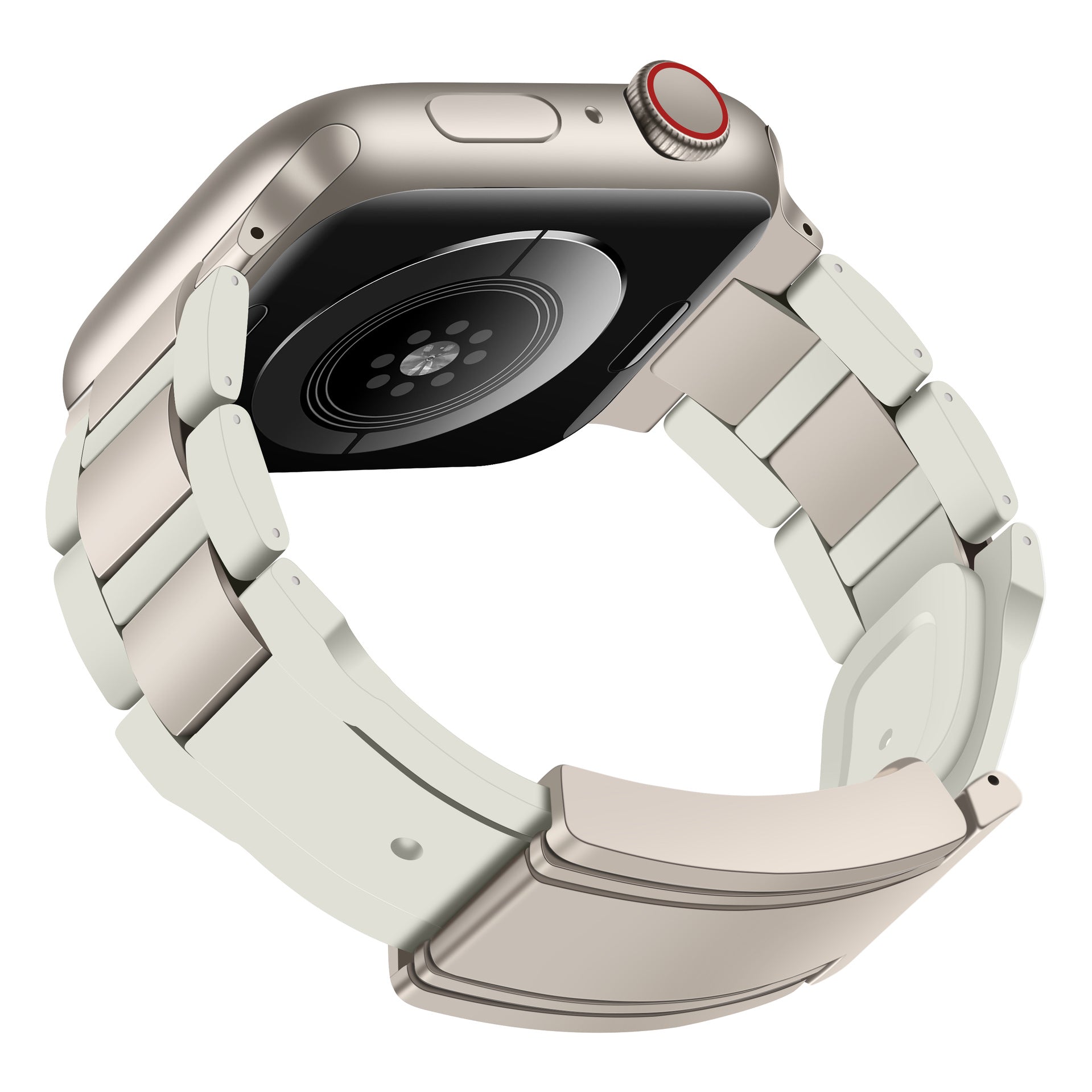 Bracelet de montre en acier inoxydable en forme de T