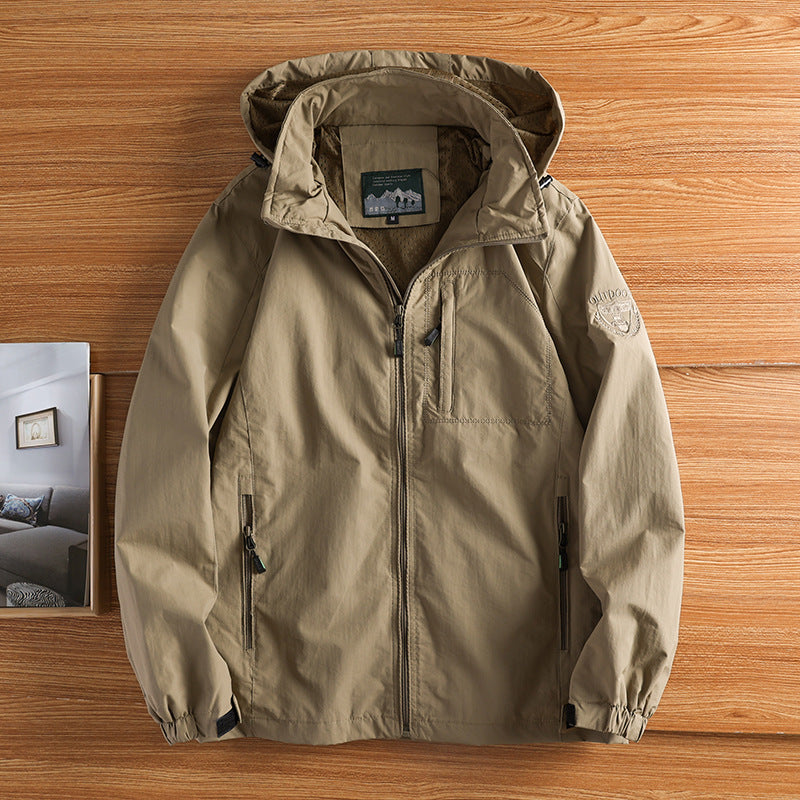 Homme Mode Casual Outdoor Veste Windproof