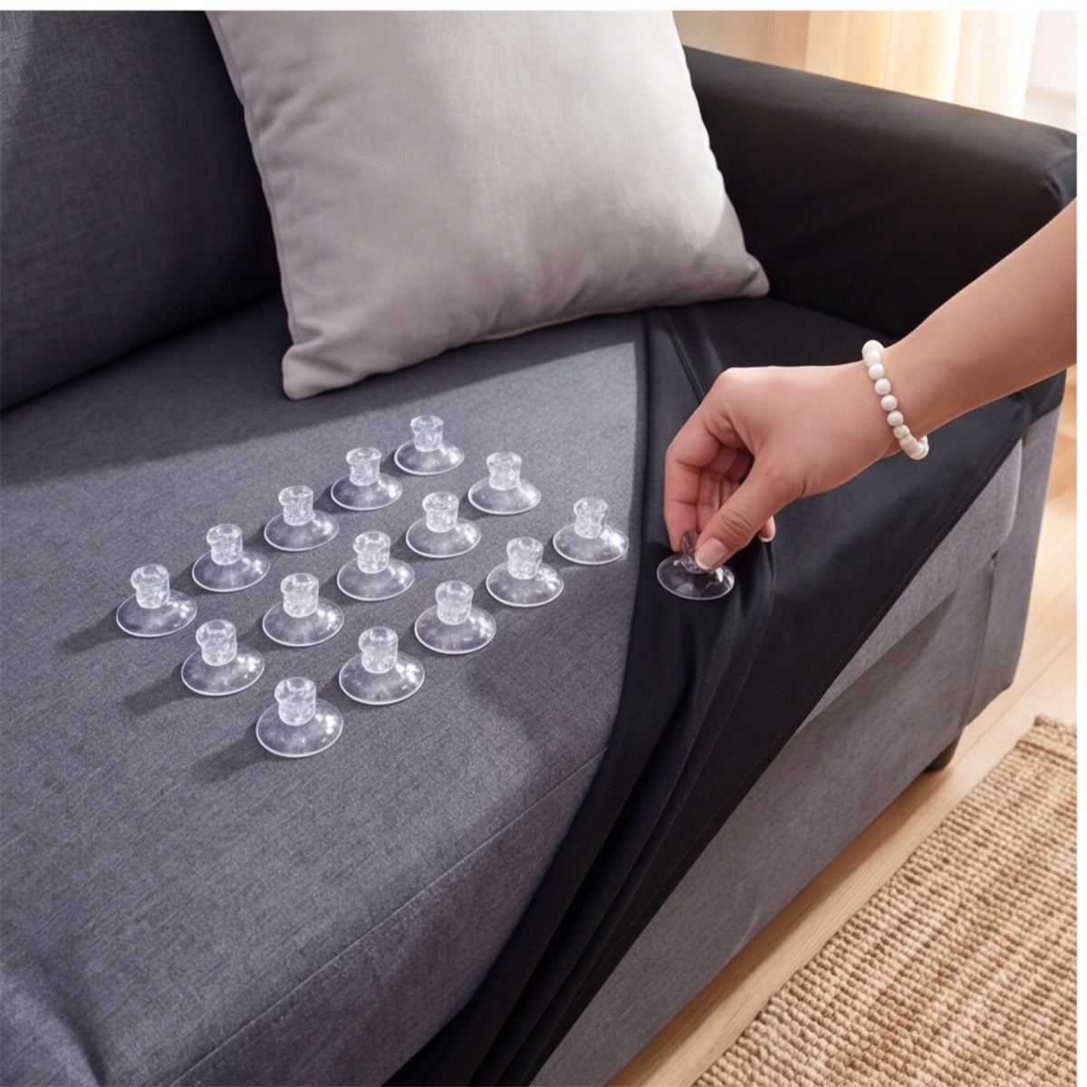 16 Clips de rideaux de camping-car pour usage quotidien - Supports de rideaux pratiques pour le voyage et Hom