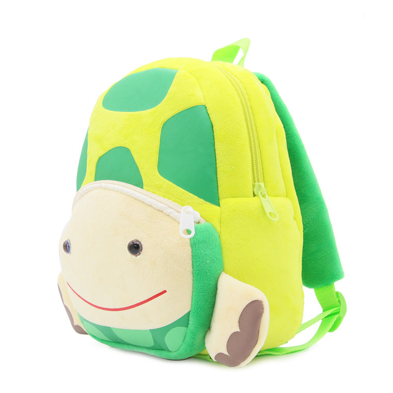 Zoo mignon sac à dos pour enfants en peluche de tortue animale