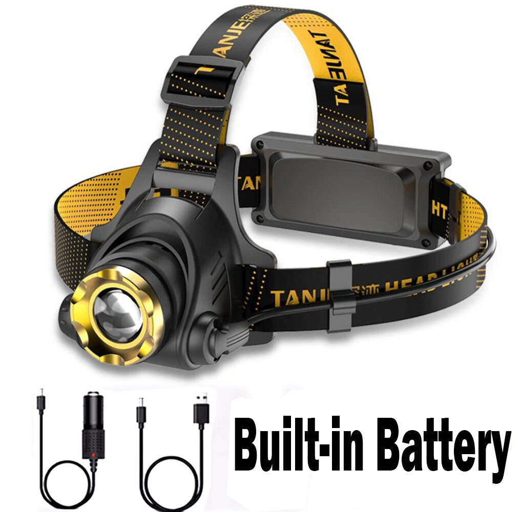 Super Bright 150000LM BATTERY LED phare USB phare lampe de poche