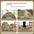Lit de chat, Lit de camping pour animaux, Grande tente, Toute saison, Lavable, Lit chiot