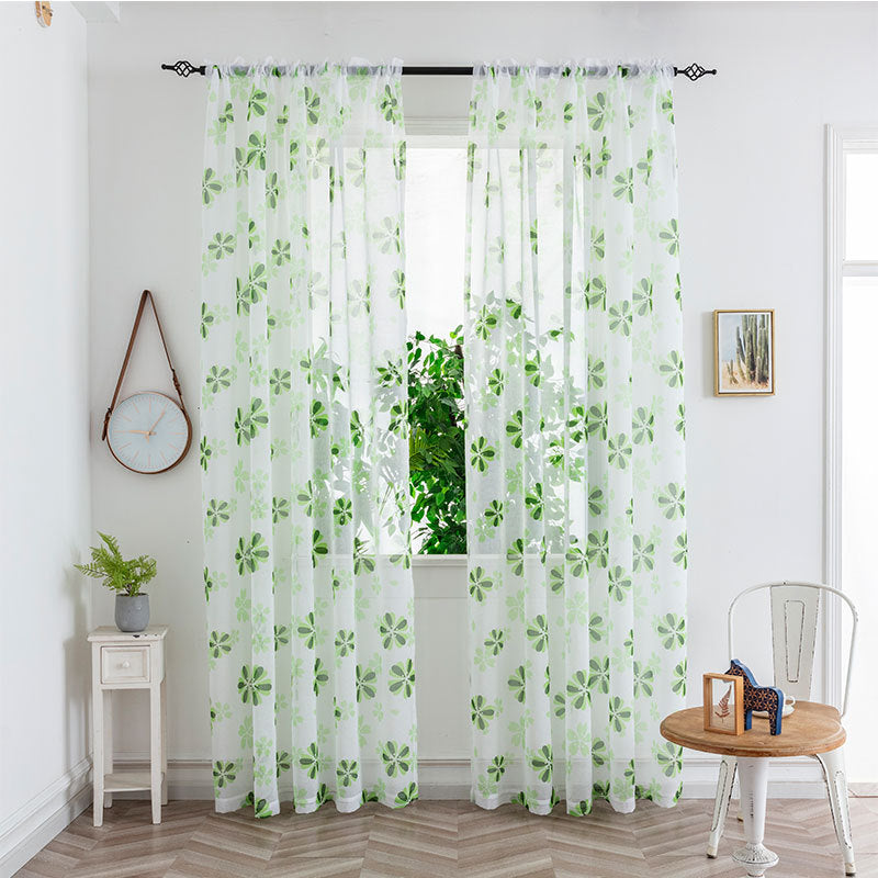 Mesh Rideaux Chambre Light Transmission Rideau décoratif