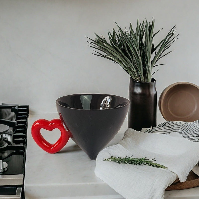 Mug en céramique Coupe à dîner conique