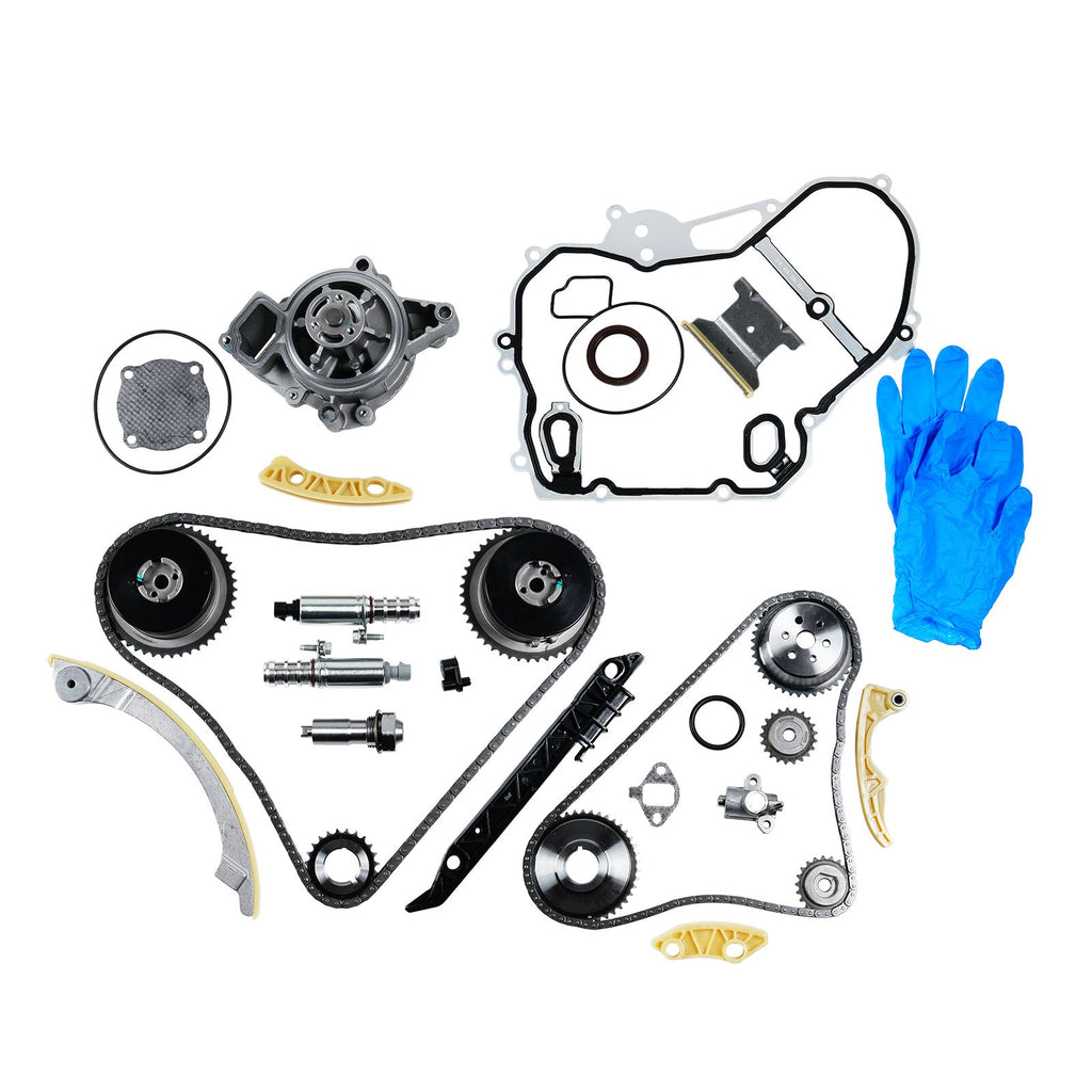 Kit chaîne de timing Pompe à eau VVT Gear pour 09-17 Chevy Equinox Buick GMC 2.4L 2.2L