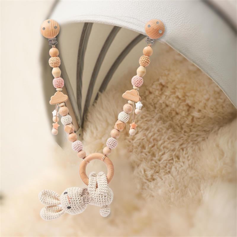Baby Crib suspension Bunny Music Car Poupée Pendentif Jouet Nibbling