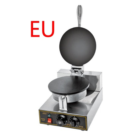 Single-head round electric flat commercial egg roll machine