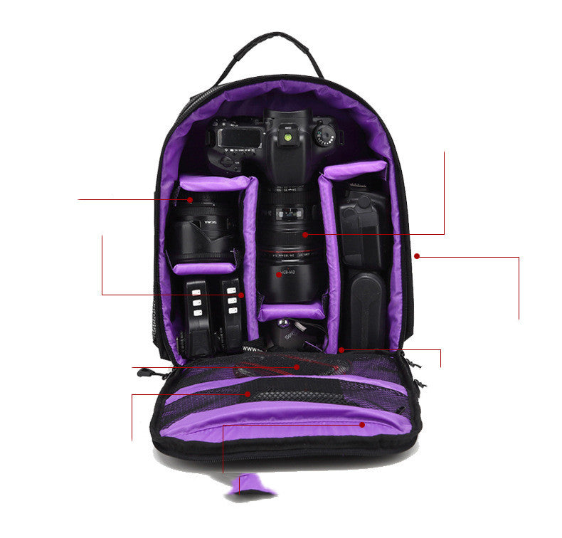 Sac photo numérique SLR Puhongda Grande capacité imperméable Portable Outdoor Homme sac à dos