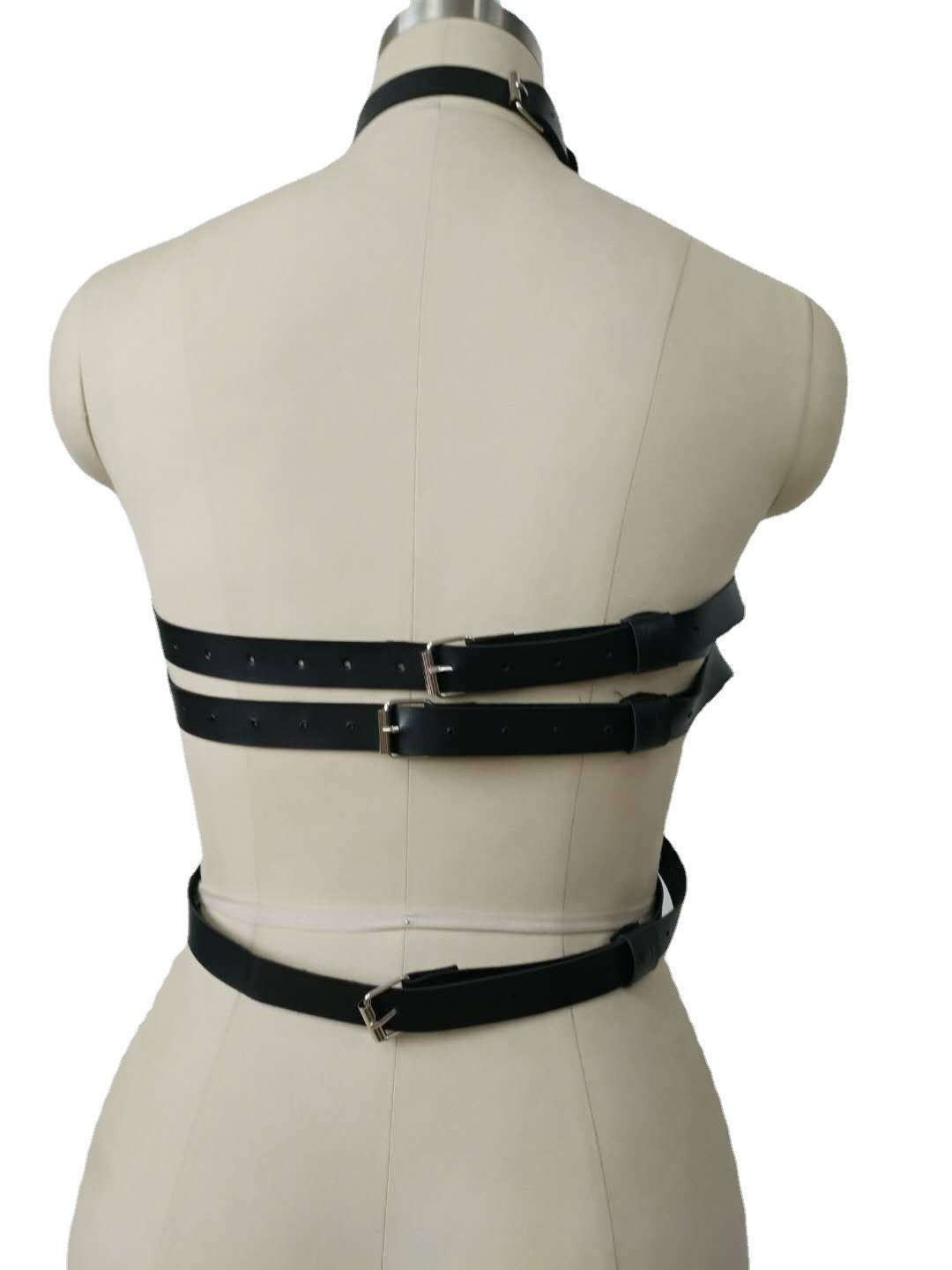 Accessoires de costume de danse en cuir pour femmes