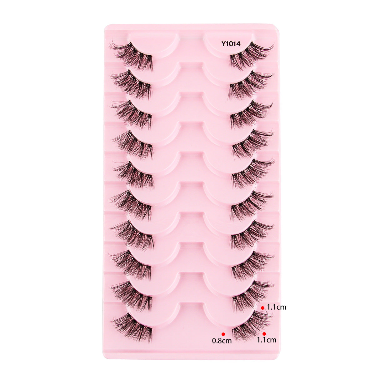 Femmes Portable Européen et style américain Sheer demi-longueur faux cils