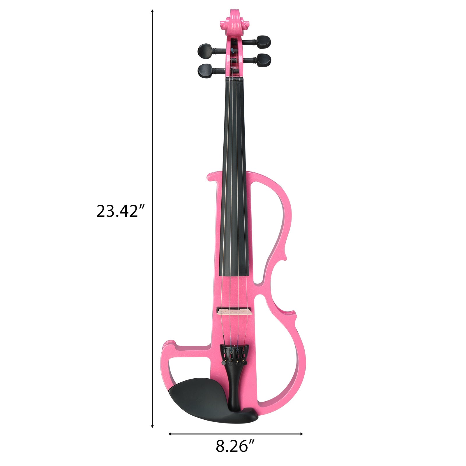 Électroacoustique n° 1 Violon en bois massif peint pour piano