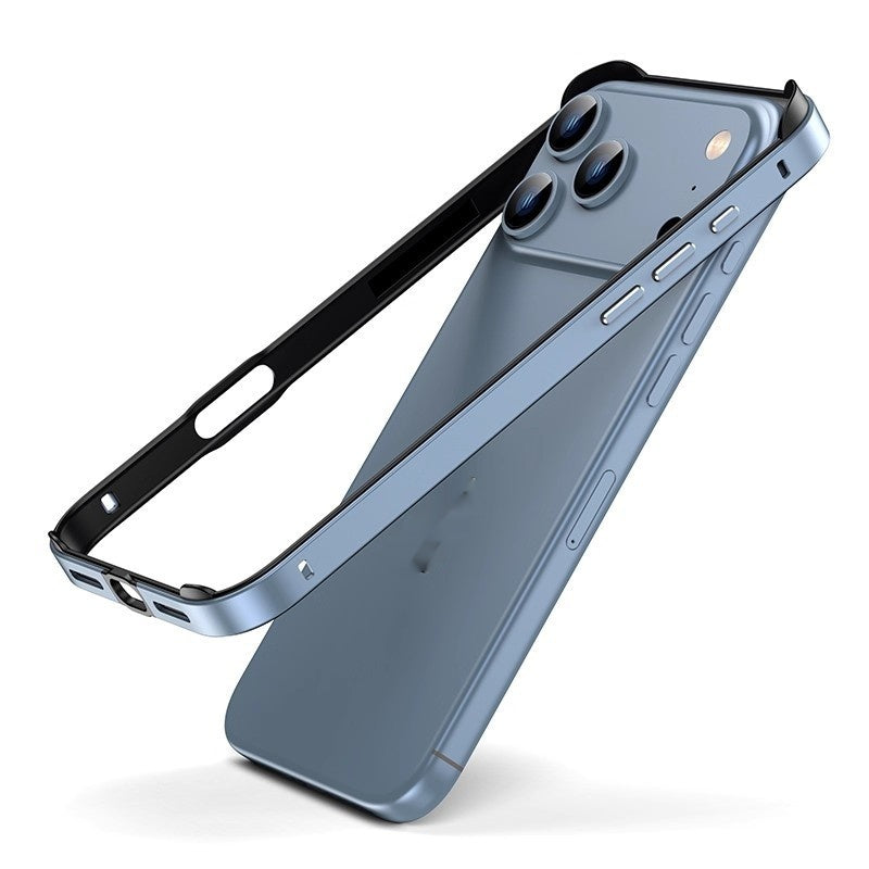 Boîtier de téléphone en aluminium métal alliage Silicone résistant à la chute