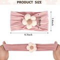 Soft Nylon Baby Flower Headbands pour nouveau-nés