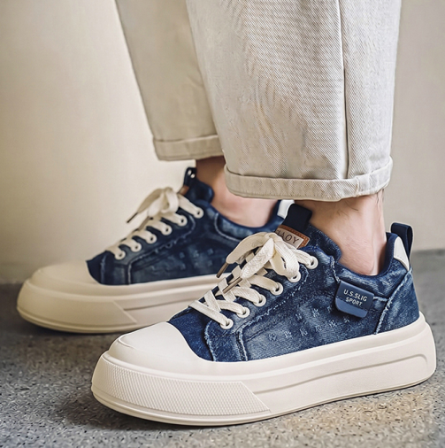 Chaussures de Patinage en Toile Bas-Top pour Homme